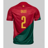 Fotbalové Dres Portugalsko Diogo Dalot #2 Domácí MS 2022 Krátký Rukáv